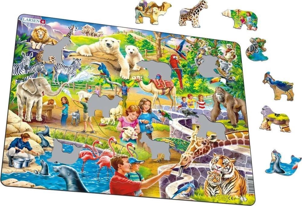 Układanka Puzzle zoo Maxi folia,285x376 mm