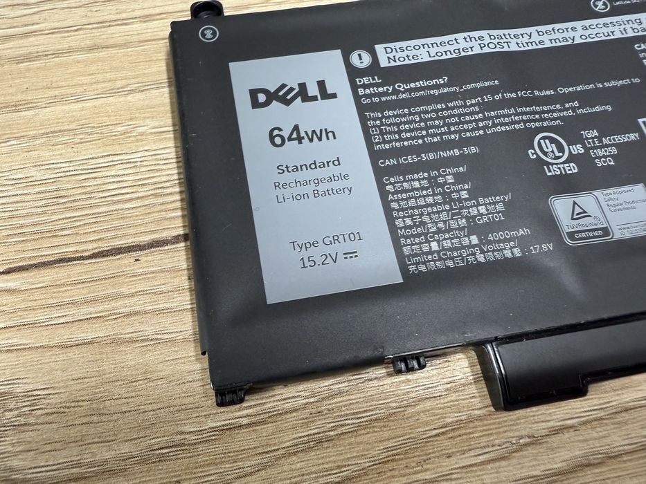 Нові АКБ,батарейка Dell GRT01 00P3TJ 0P3TJ R05P0 0R05P0 05RGW 9JRV0