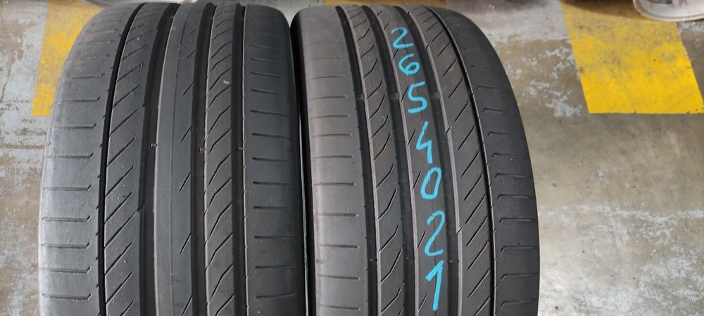 Pneus 265/40/21 continental usados
