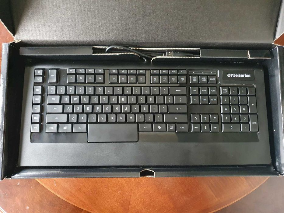 Teclado NOVO Gaming STEELSERIES Apex 300 (Membrana - Inglês - Preto)