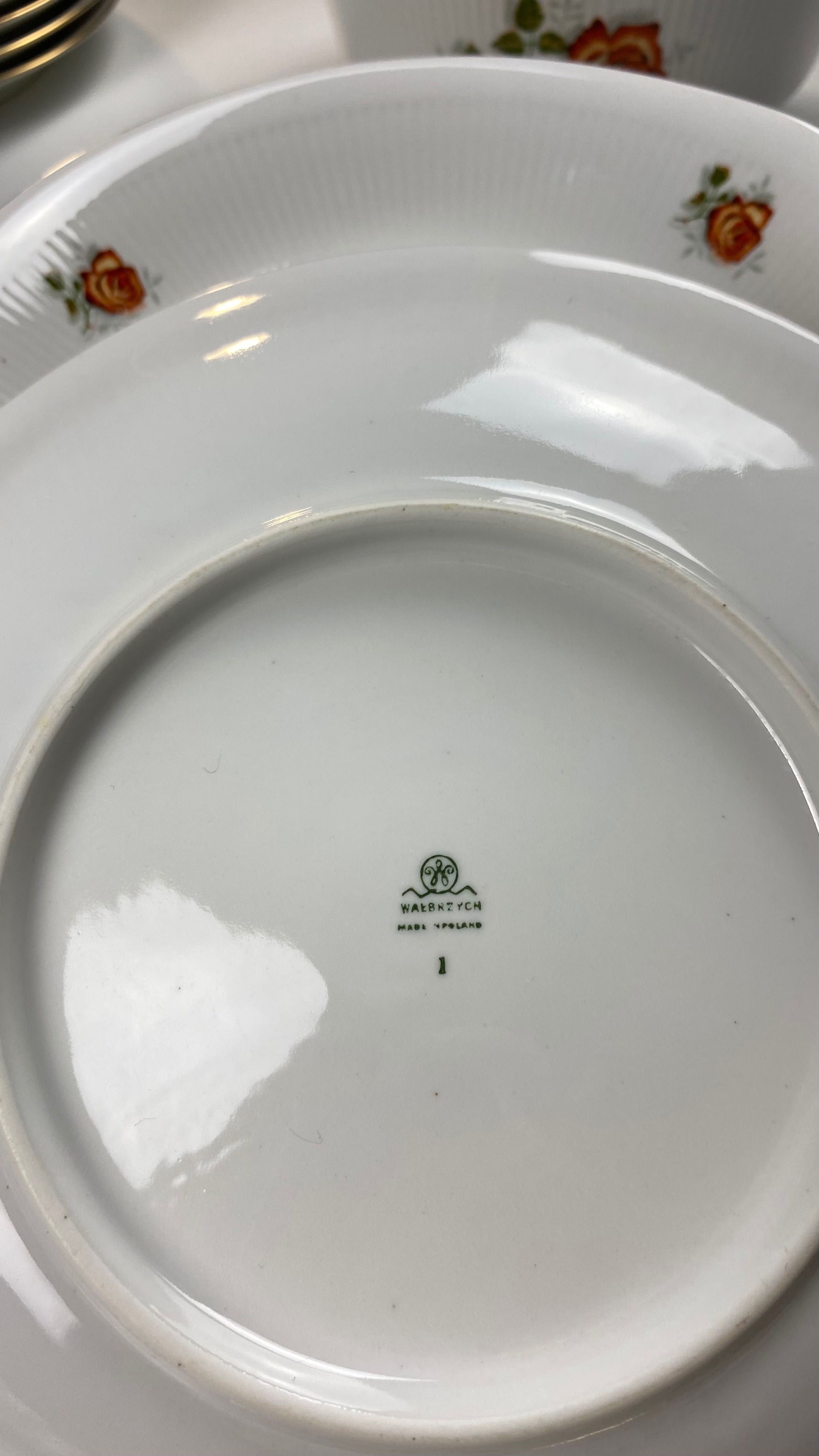 Porcelana Wałbrzych- zestaw obiadowy dla 6 osób