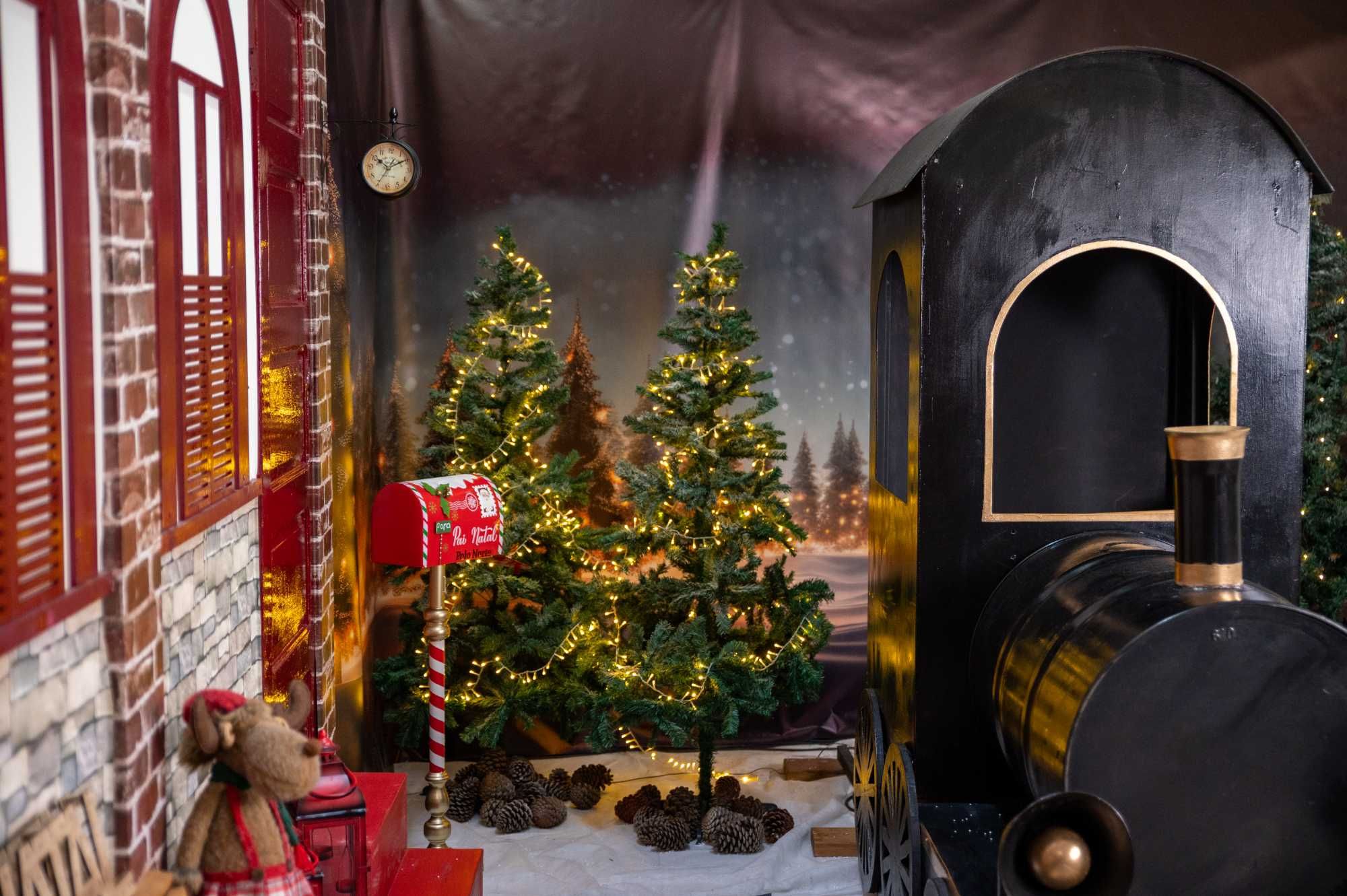 Cenário Natal - Comboio - Polar Express