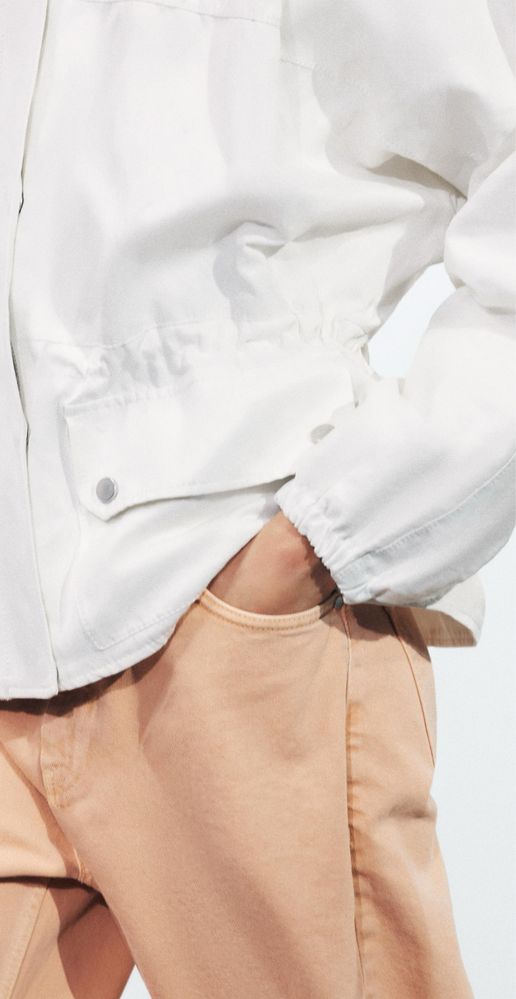 Kurtka ZARA oversize z kieszeniami, XS/S