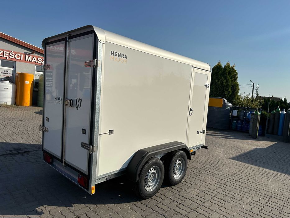 Przyczepa kontener 315x158x190 HENRA BOX DMC:2700kg,MARKA PREMIUM!