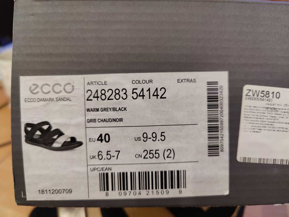 Сандалі Ecco Damara Sandal 40 розмір
