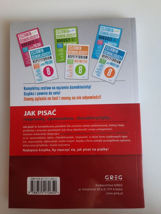 Jak pisać rozprawkę, opowiadanie, charakterystykę...
