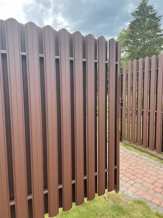 Штахетник Металевий Двухсторонній