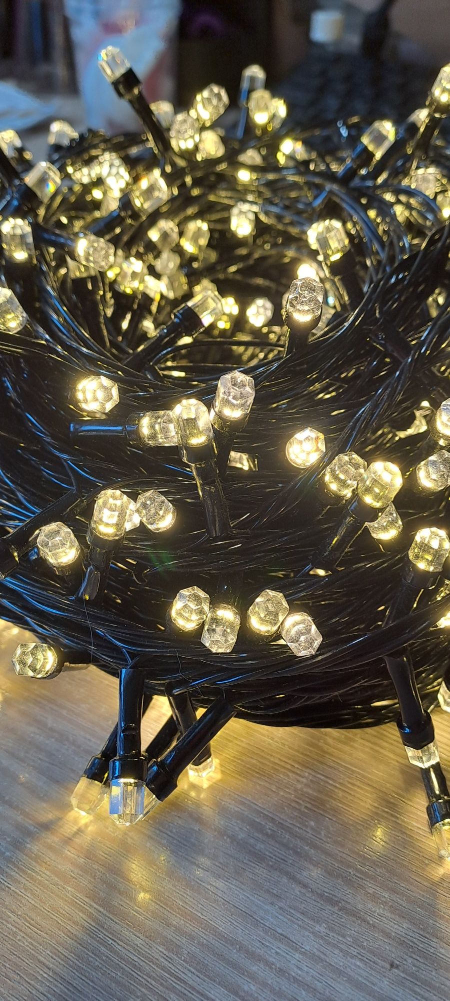 Гирлянда светодиодная шестигранник влагозащищенная 500 Led/8 мм