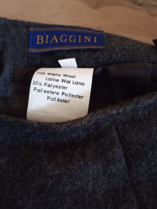 Юбка 50 р.  шерсть ламы 70% бренд Biaggini  длина миди 90см