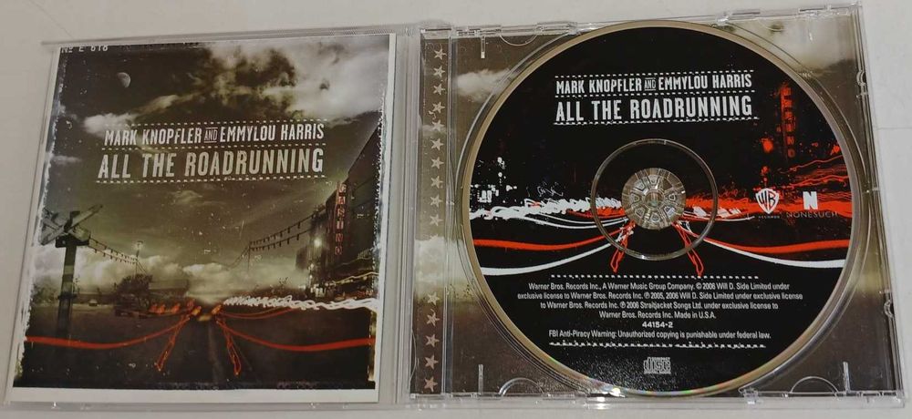 Mark Knopfler and Emmylou Harris All The Roadrunning WB USA