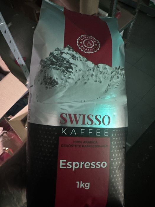 Kawa ziarnista Swisso 1kg mix rodzaje