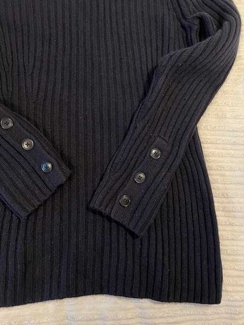 Sweter Uniqlo r. M/L z 80% wełny oraz kamizelka ocieplana Only