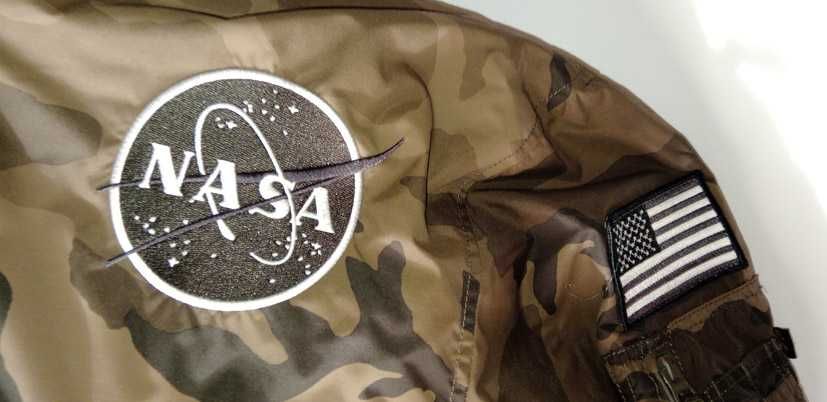 Kurtka Alpha Industries NASA r. L CAMO anorak rozm. L Apollo 11 zimowa
