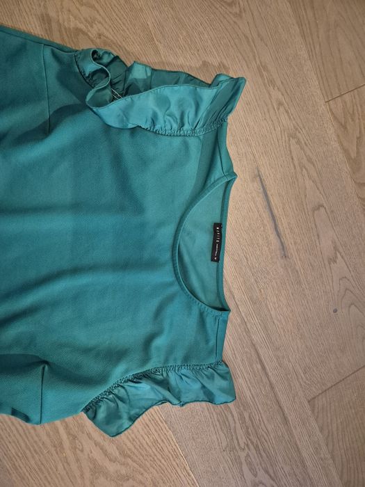 Szmargdowa bluzka Mohito Jak nowa