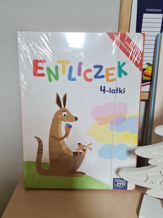 Entliczek 4 latki zestaw zafoliowany nowy