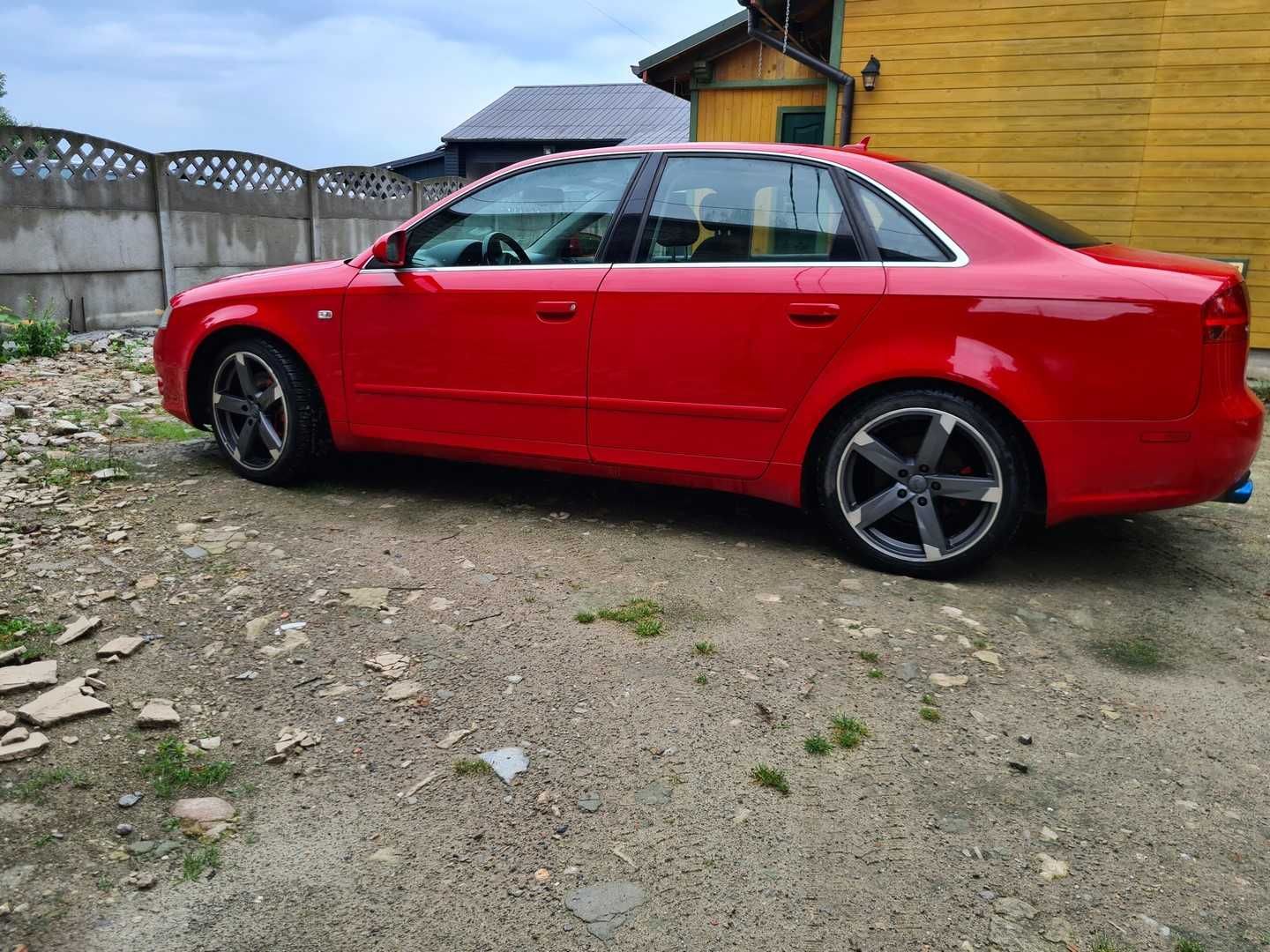 Drzwi Audi A4 B7 LY3J Sedan Kombi Czerwone Przód / Tył Lewe Prawe