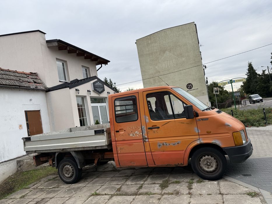 Volkswagen LT35 2.5 Diesel 75 KM doka, Brygadówka, 7 osób, skrzynia,