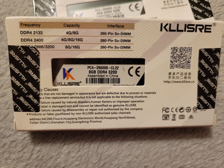 DDR4 SODIMM 8 ГБ 8G 3200 МГц ОЗУ память для ноутбука