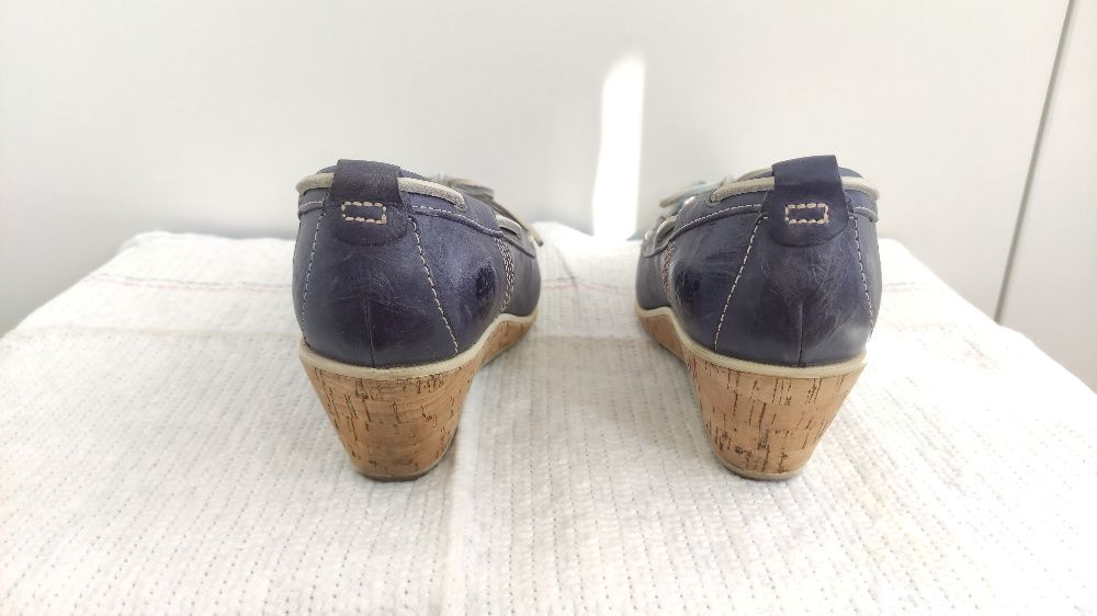 Продам женские кожаные демисезонные туфли Timberland, 37 р,