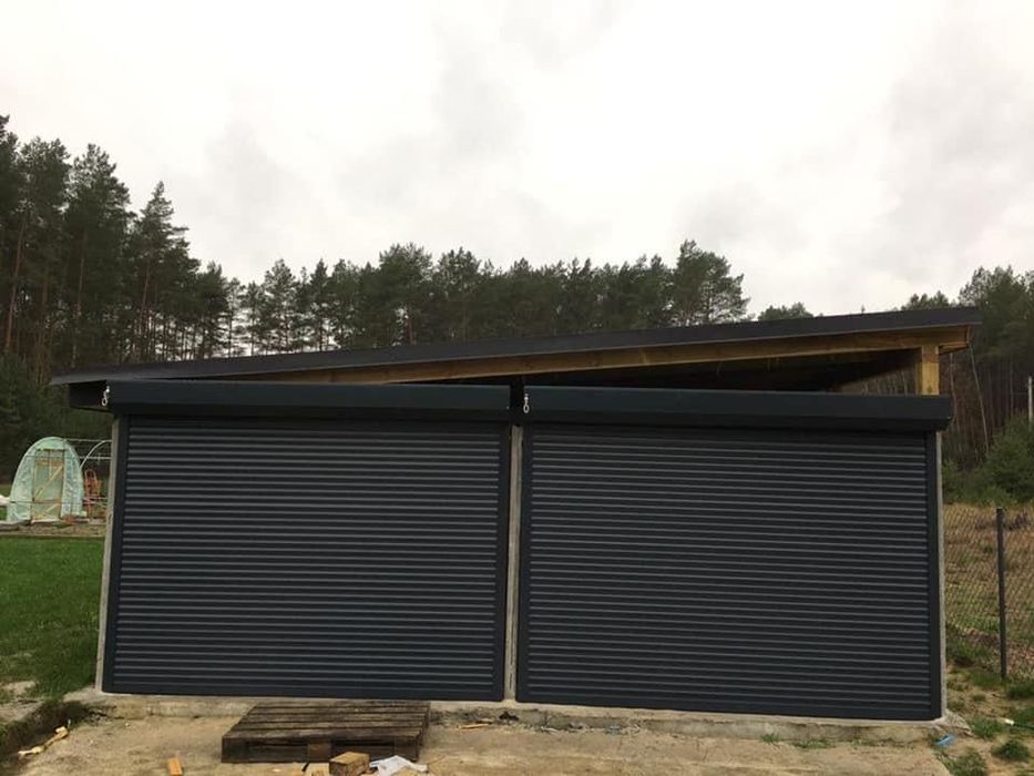 Brama rolowana 325 cm szer x 310 cm wys (340x340) z napędem-okazja!!!