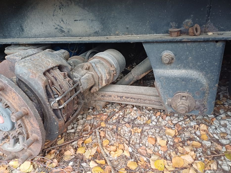 SAF mega Oś naczepa przyczepa tandem