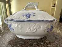 Terrina Louça Azul Vista Alegre
