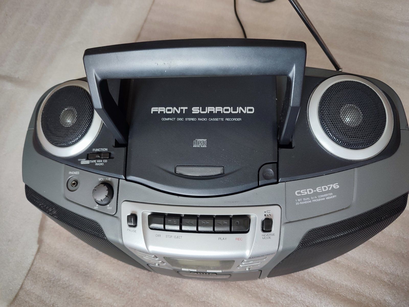 Бумбокс Aiwa CSD-ED76, домашний кинотеатр Panasonic SA-BTT350