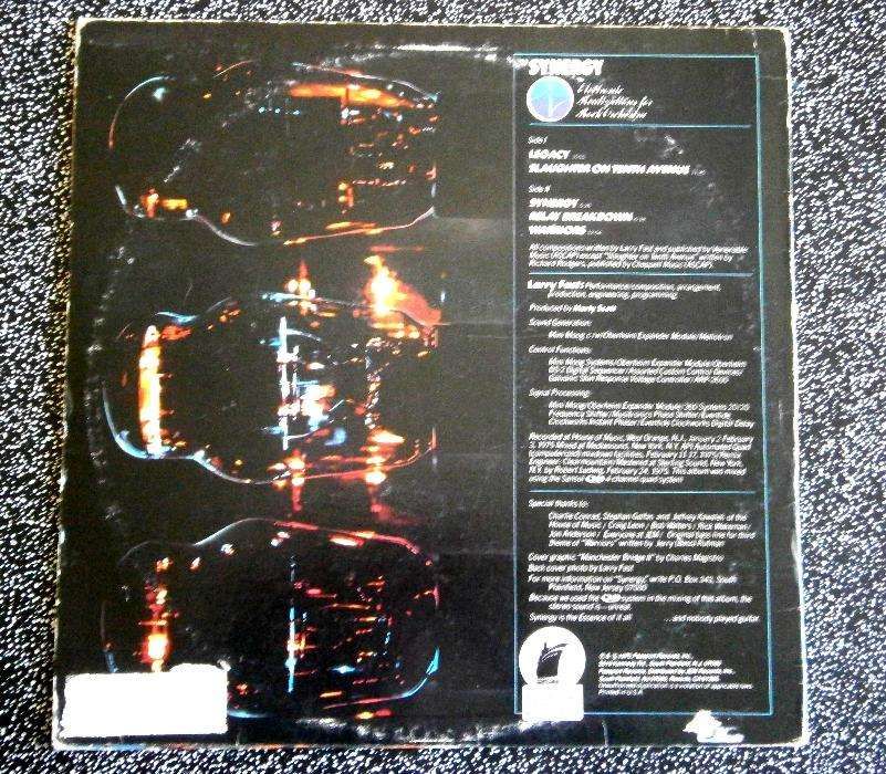 Sinergy Electronic Realizations for Rock Orchestra Vinil LP