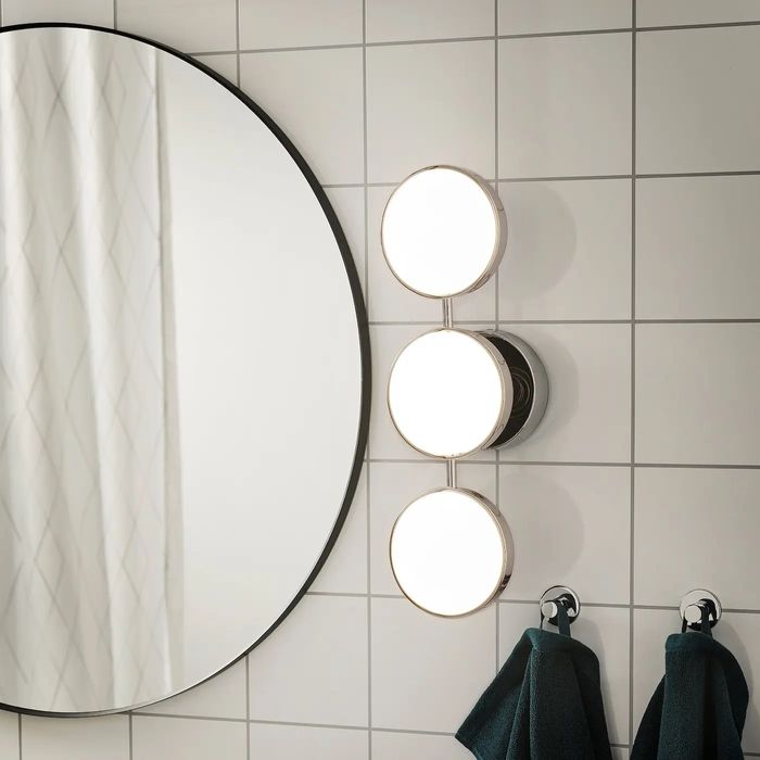 Ikea kabomba lampa chrom 2 sztuki