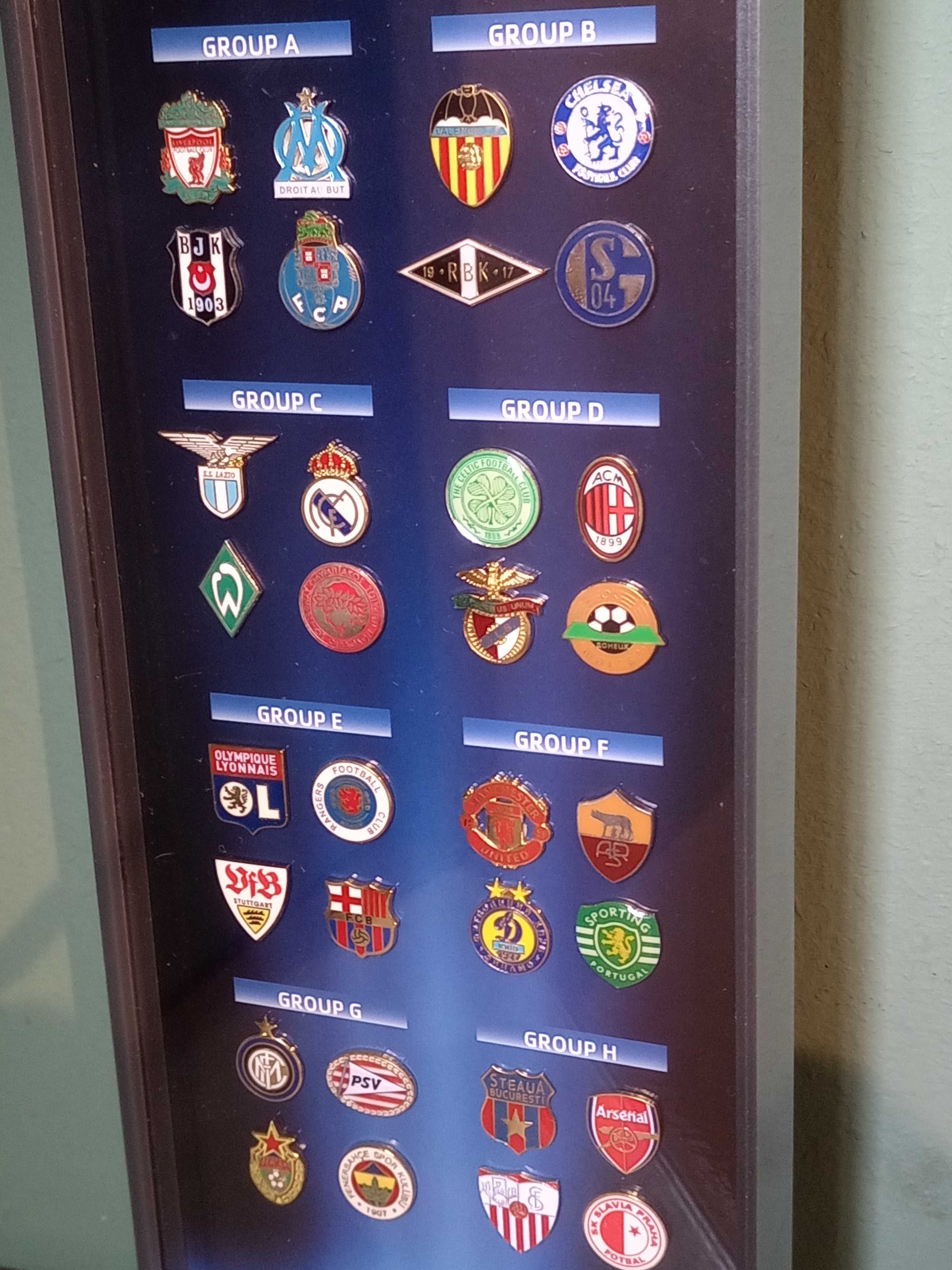 Pins coleção antigo liga campeões UEFA 2007/08 edição limitada