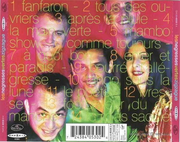 LES NEGRESSES VERTES cd Zig Zague     chanson folk indie