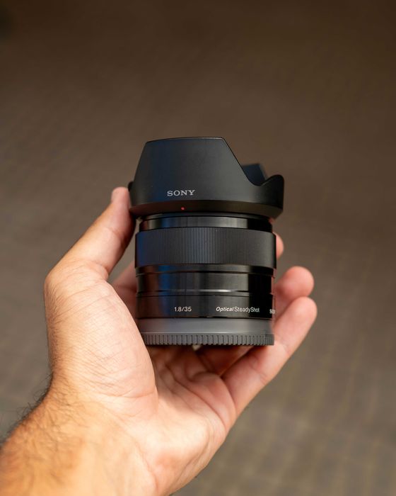 Lente Sony E 35mm F1.8 (NOVA)