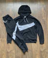 Костюм Nike Big Swoosh NSW Sportswear Tech Fleece Tracksuit «Black»