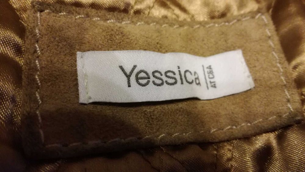 Damska kurtka skórzana C&A YESSICA r.L stan bardzo dobry