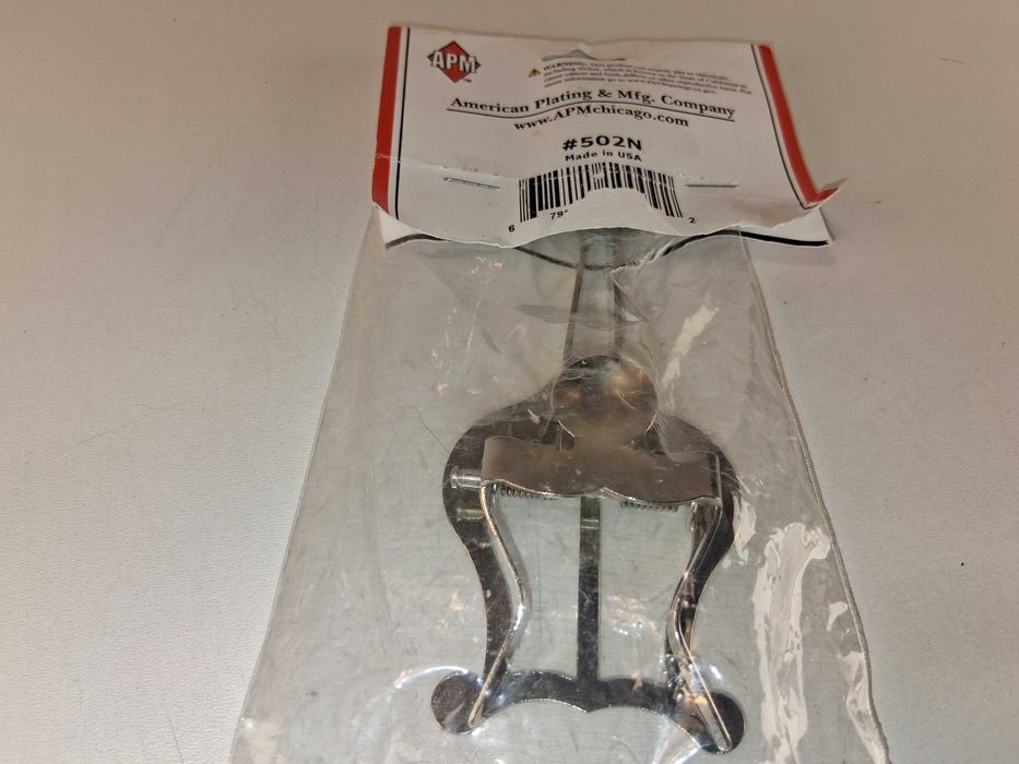 C077 Lira Nutowa APM Do Trąbki #502N Niklowana Clamp-On USA