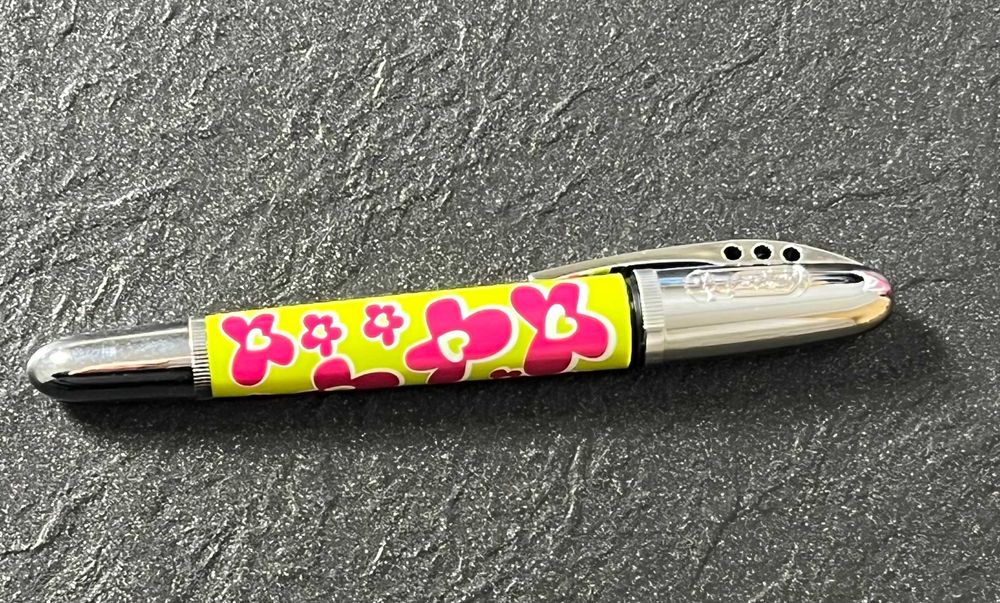 Pióro wieczne dla dzieci do nauki pisania BIC żółto-różowe