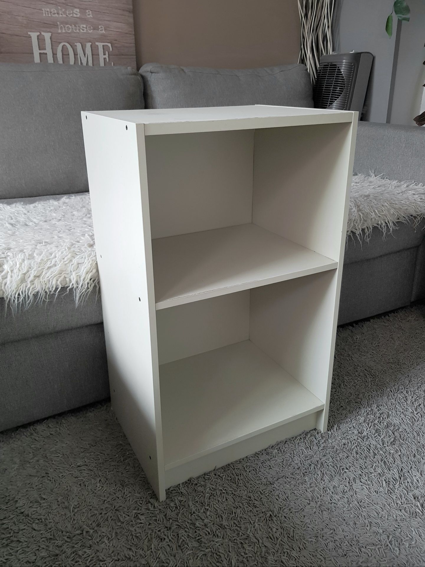 Regał regalik szafka nocna mała komoda / jasny ecru ni e ikea