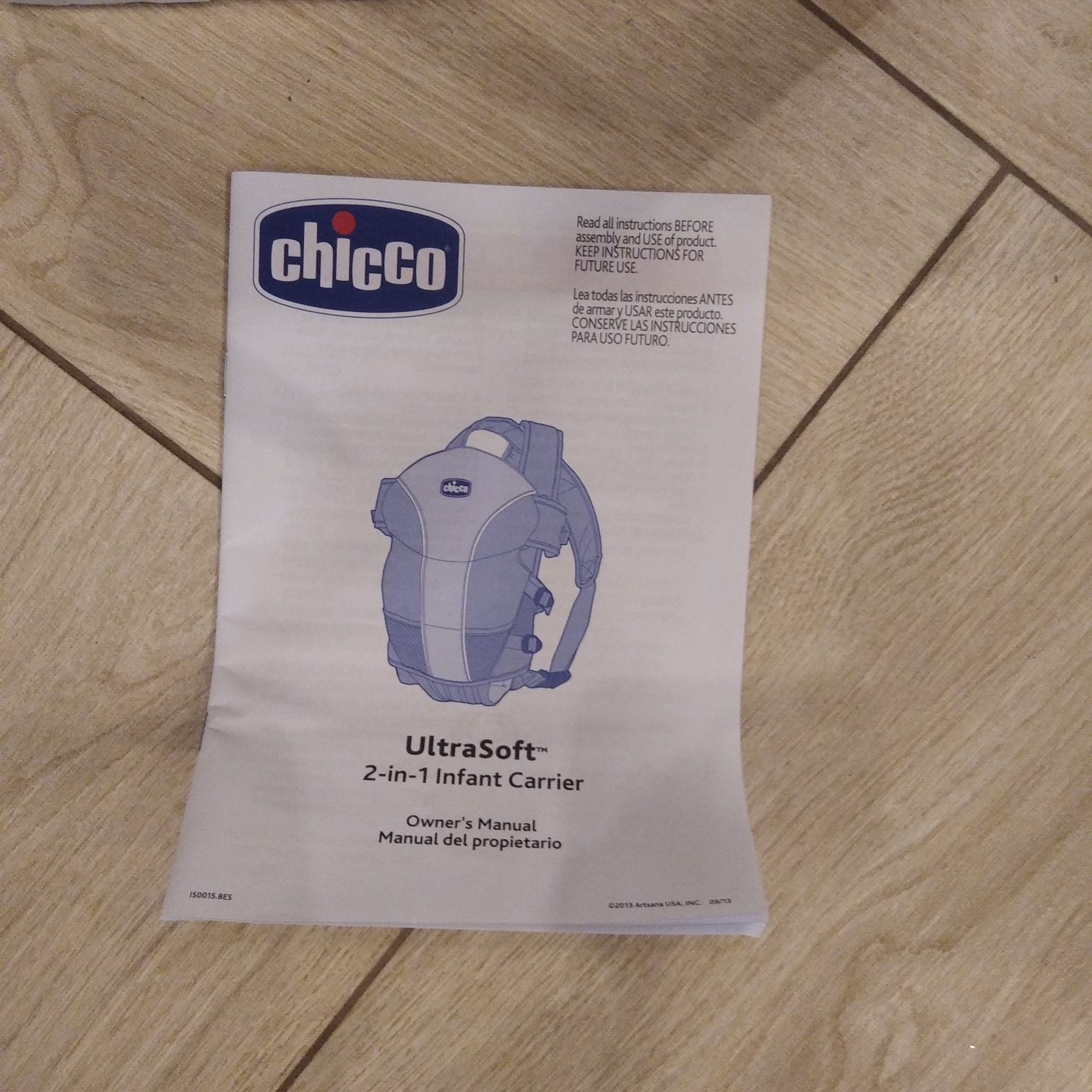 Кенгуру переноска Сумка нагрудна Ultra Soft Chicco