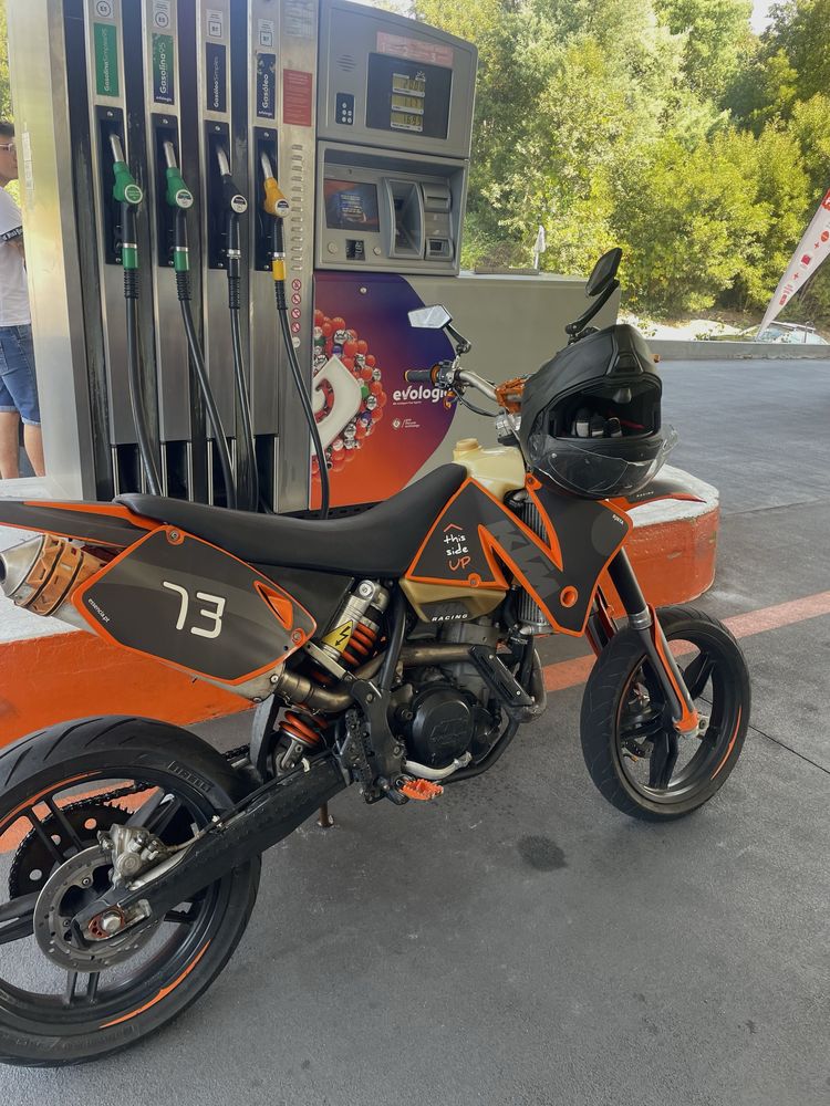 Ktm 525 exc supermoto, vendo ou troco