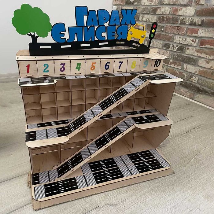 Парковка, Паркинг, Гараж для машинок, Kinsmart