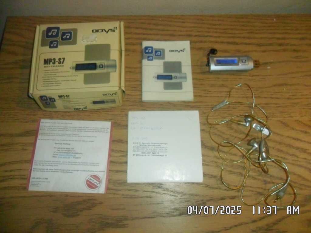 Odys MP3-S7 odtwarzacz MP3. Czytaj opis