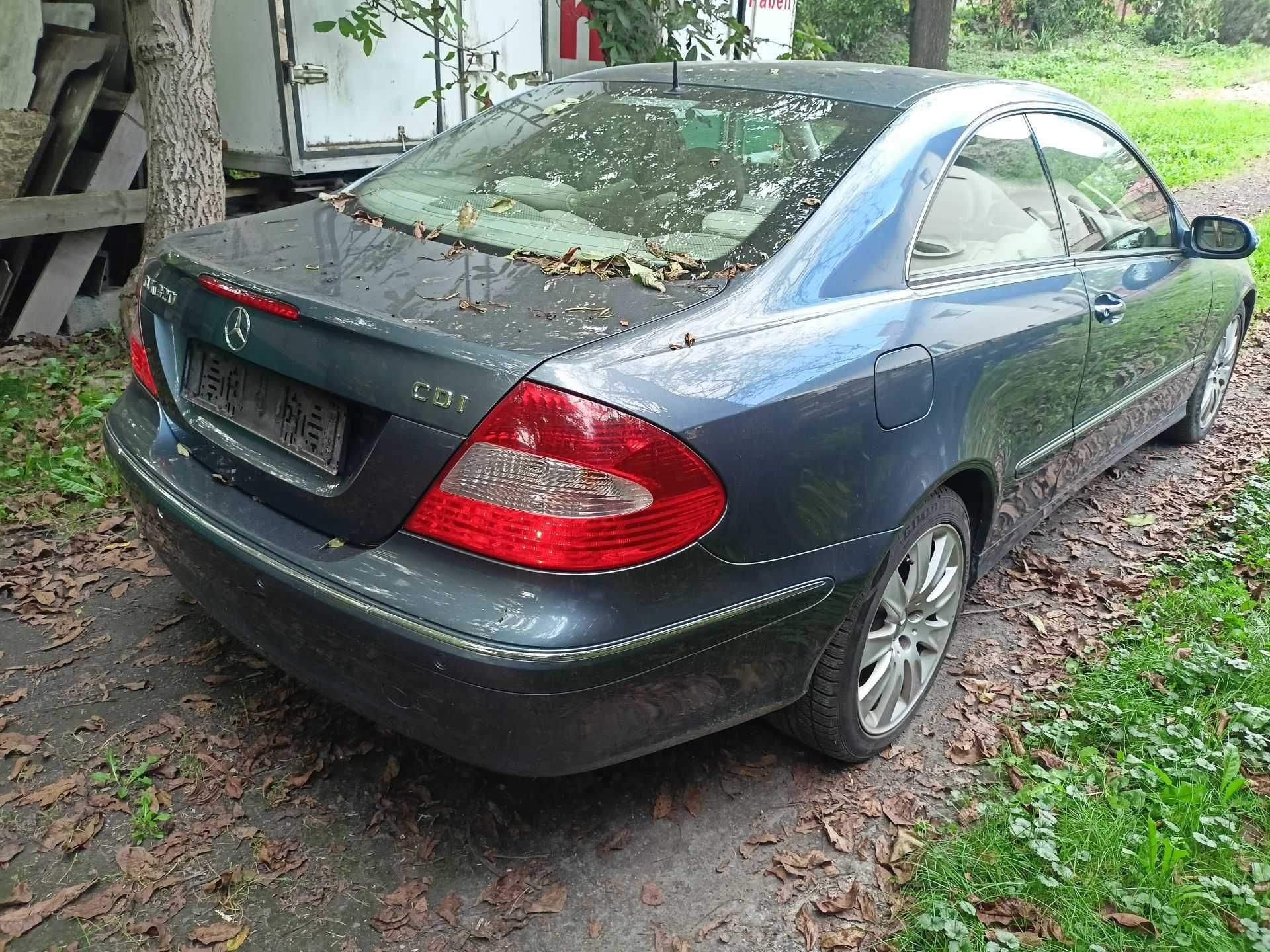 Mercedes w209 CLK 320 cdi lak c357 silnik om642 skrzynia 7g skóra