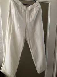GANT swobodne lniane spodnie na lato len rozmiar 42, cena z wysyłką