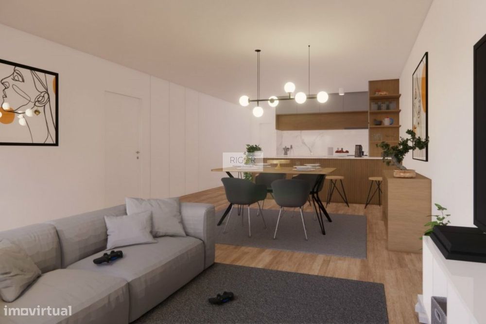 Apartamento T2 em Matosinhos sul com terraço
