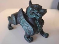 Rzeźba feng shui z brązu pixiu (Chiny)
