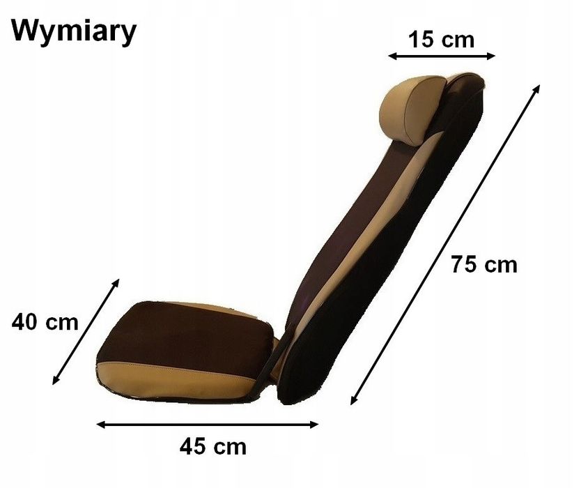 Mata masująca Shiatsu Masażer pleców do masażu ciała z ostukiwaniem