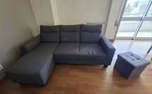 Vendo Sofá com Chaise Longue (puff incluído)