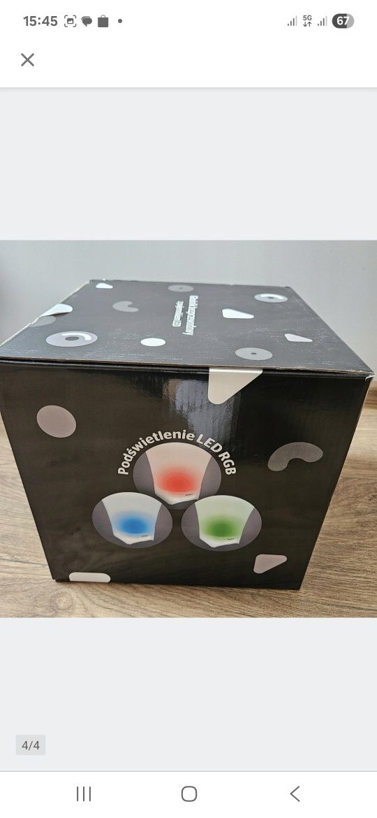 Smarty Głośnik bezprzewodowy z pojemnnikiem LED 10W 4L 29cm