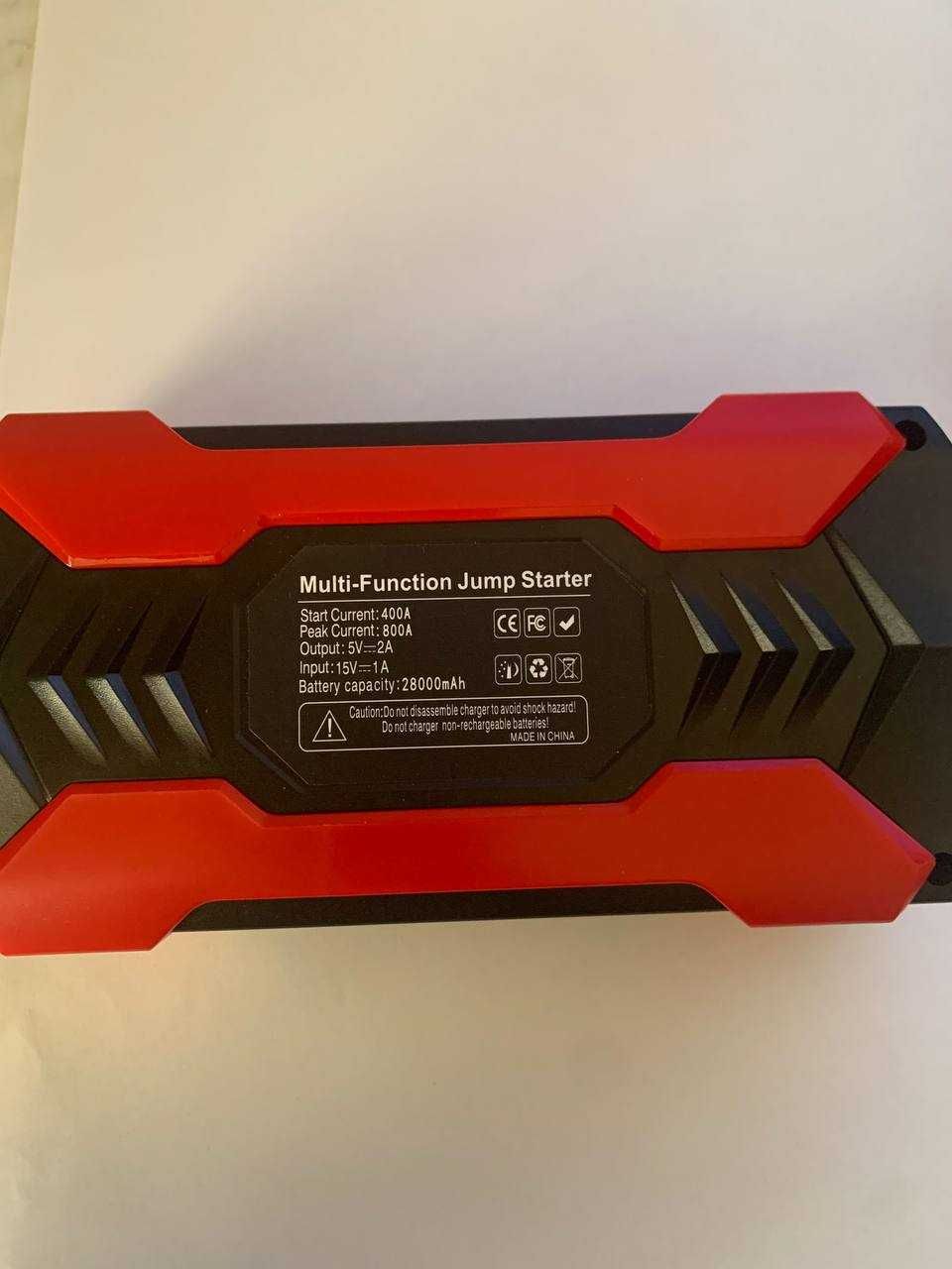 Бустер, пусковий пристрій авто, Jump Starter + Power Bank 28000 мАг