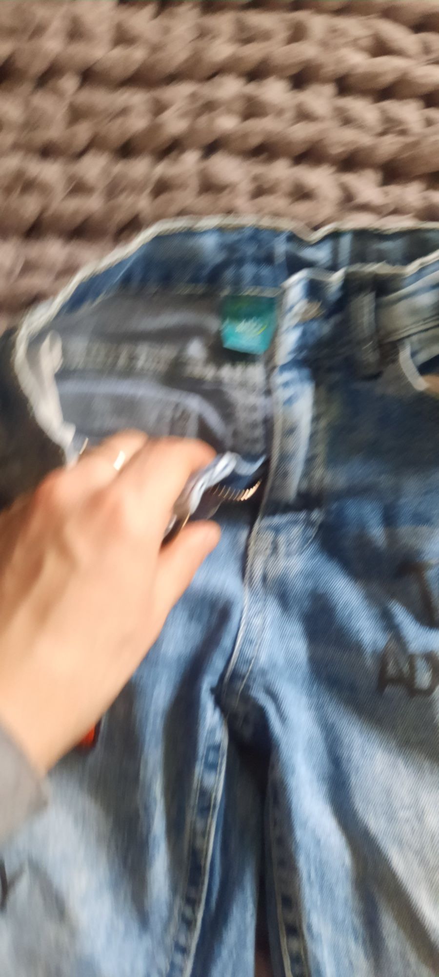 Spodnie chłopięce jeansy 116